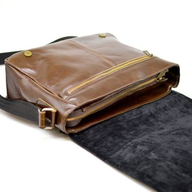 Мужская сумка-почтальон из натуральной кожи CQ-7338-3md бренда TARWA Коричневый