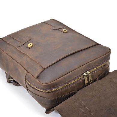 Сумка рюкзак для ноутбука из лошадиной кожи TARWA RC-3420-3md Коричневый