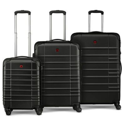 Чемодан Wenger Travel AMPLAR Black Черный Средний Wt653146