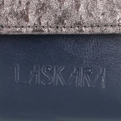 Женская кожаная сумка-клатч LASKARA (ЛАСКАРА) LK-DD220B-blue-grafite Синий