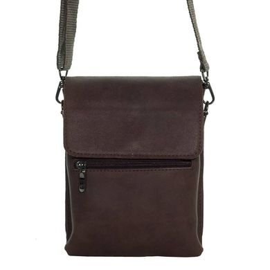Мужская кожаная сумка коричневая Borsa Leather 104333-brown