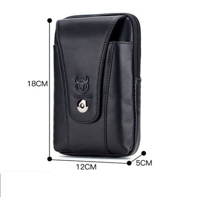 Поясна сумка Bull, для смартфона, з натуральної шкіри T1365А Чорний