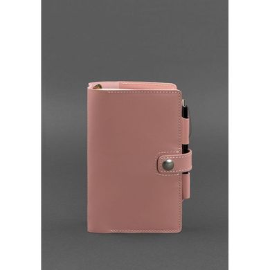 Жіночий шкіряний блокнот (Софт-бук) 4.0 рожевий Blanknote BN-SB-4-pink-peach