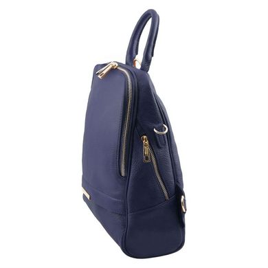 TL141376 Темно-синій TL Bag - жіночий шкіряний рюкзак м'який від Tuscany