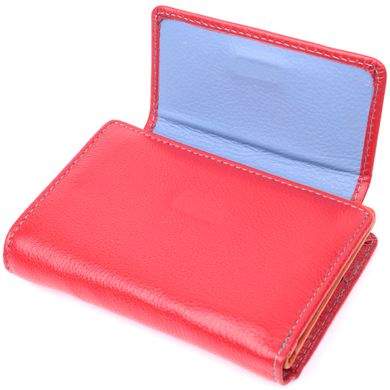 Яскравий гаманець для жінок із натуральної шкіри ST Leather 22503 Червоний