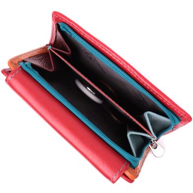 Яркий кошелек для женщин из натуральной кожи ST Leather 22503 Красный
