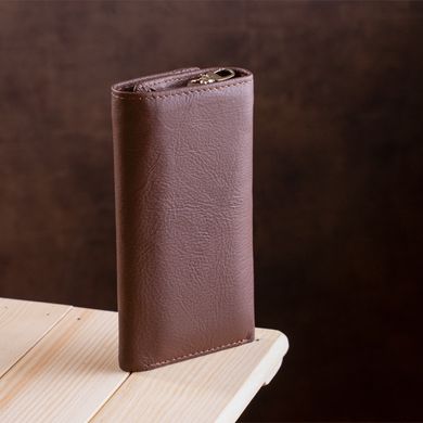 Чоловік універсалний гаманець з ключницею ST Leather 18840 Коричневий