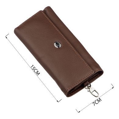 Мужской универсалный бумажник с ключницей ST Leather 18840 Коричневый