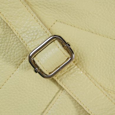 Оригинальный женский рюкзак из натуральной кожи Shvigel 16307 Желтый