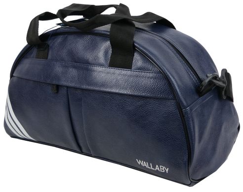 Спортивная сумка для фитнеса из искусственной кожи 16 л Wallaby 313 синяя