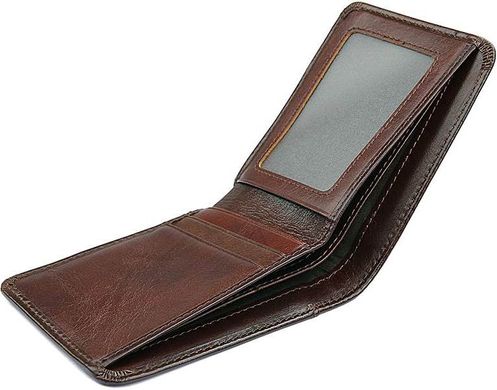 Бумажник мужской Vintage 14508 кожаный Коричневый