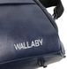Спортивная сумка для фитнеса из искусственной кожи 16 л Wallaby 313 синяя