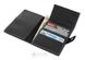Шкіряний гаманець з відділенням для паспорта Handmade 00175, Чорний