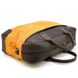 Большая сумка из парусины+кожи Crazy Horse RY-0458-4lx TARWA Оранжевый