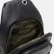 Мужской кожаный рюкзак через плечо Borsa Leather k1338-black