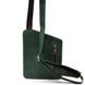Кожаный слинг рюкзак на одно плечо TARWA RE-232-3md Зеленый