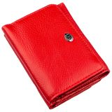 Яскравий компактний жіночий гаманець ST Leather 18892 Червоний фото