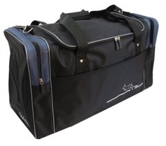 Дорожня сумка 60 л Wallaby 430-8 чорна з сірим