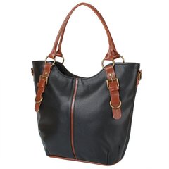 Женская сумка из качественного кожезаменителя LASKARA (ЛАСКАРА) LK10186-black Черный