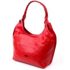 Яскрава сумка жіноча KARYA 20866 шкіряна Червоний