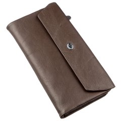 Практичний жіночий гаманець-клатч ST Leather 18841 Коричневий
