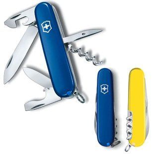 Складной нож Victorinox SPARTAN UKRAINE Сине-желтый 1.3603.2.8