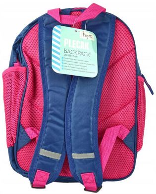 Школьный рюкзак для девочки Paso Multicolour синий