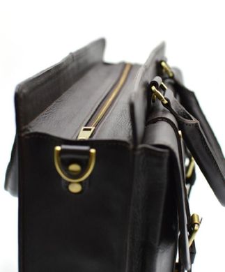 Кожанная сумка портфель TARWA, TC-4964-4lx темно-коричневая Коричневый