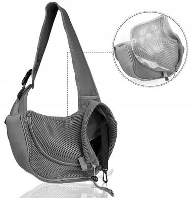 Сумка-рюкзак для животных Reverse серый