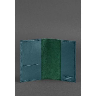 Обложка для паспорта 1.2 Малахит - зеленый Blanknote BN-OP-1-2-malachite