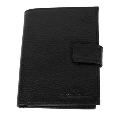 Портмоне мужское кожаное Vip Collection 90-F Черное 90.A.FLAT