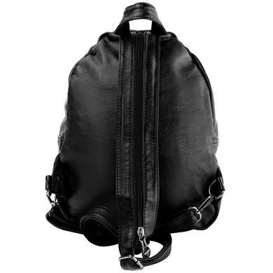 Рюкзак женский из качественного кожезаменителя VALIRIA FASHION (ВАЛИРИЯ ФЭШН) DET2507-3 Черный