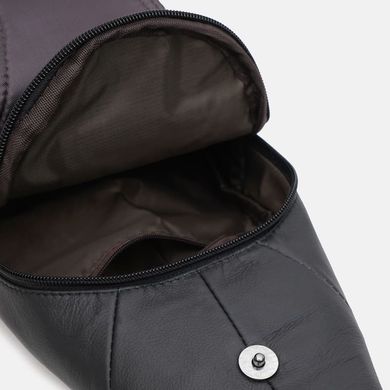 Мужской кожаный рюкзак Keizer k1685bl-black