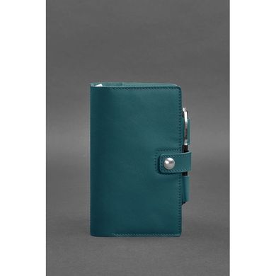 Натуральный кожаный блокнот (Софт-бук) 4.0 зеленый Краст Blanknote BN-SB-4-malachite