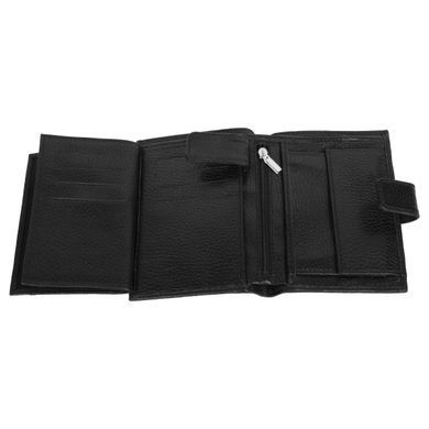 Портмоне мужское кожаное Vip Collection 90-F Черное 90.A.FLAT