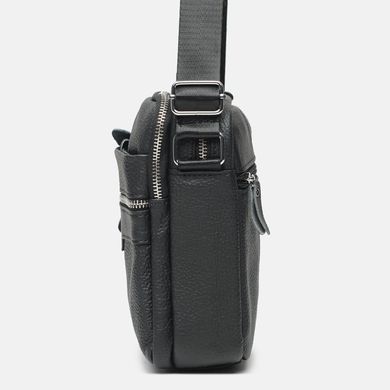 Мужская кожаная сумка Borsa Leather K18016a-black