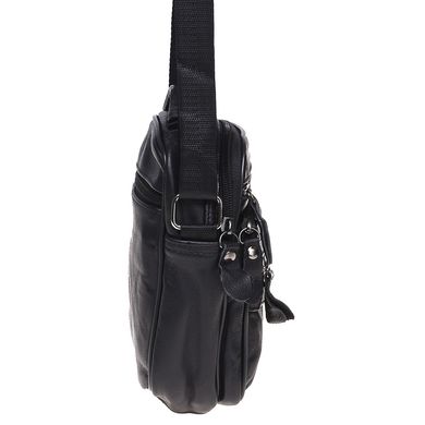 Чоловіча шкіряна сумка Borsa Leather K101b-black