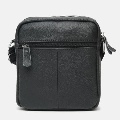 Мужская кожаная сумка Borsa Leather K18016a-black