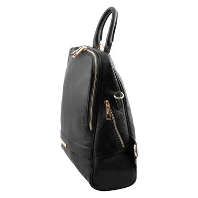 TL141376 Чорний TL Bag - жіночий шкіряний рюкзак м'який від Tuscany