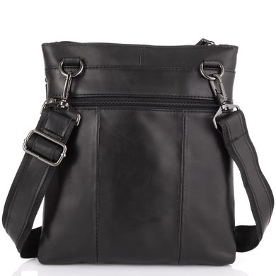 Чоловіча шкіряна сумка через плече Tiding Bag N2-8011A Чорний