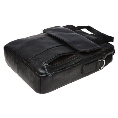 Чоловіча шкіряна сумка Borsa Leather K18863-black