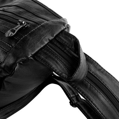 Рюкзак жіночий з якісного шкірозамінника VALIRIA FASHION (Валіра ФЕШН) DET2507-3 Чорний