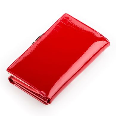 Яскравий гаманець жіночий CHANEL зі шкіри 13307, Червоний
