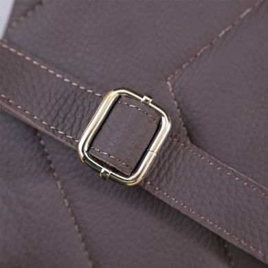 Стильный женский рюкзак из натуральной кожи Shvigel 16310 Коричневый