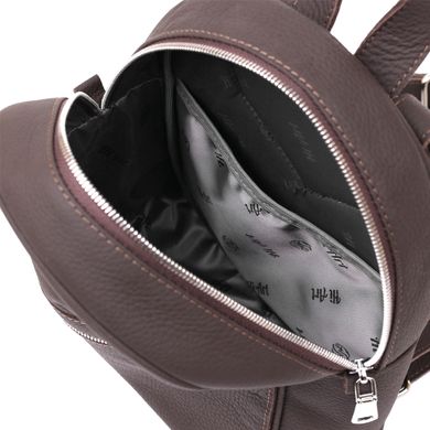 Стильный женский рюкзак из натуральной кожи Shvigel 16310 Коричневый