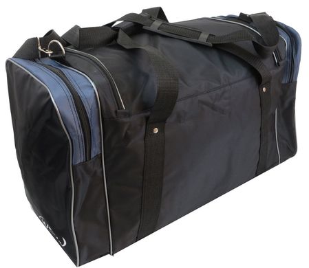 Дорожня сумка 60 л Wallaby 430-8 чорна з сірим