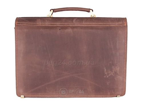 Добротный кожаный портфель в винтажном стиле Manufatto