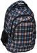 Молодежный рюкзак PASO 24L 15-8090B серый в клетку