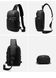 Текстильная мужская сумка слинг Confident AT07-T-5019A Черный