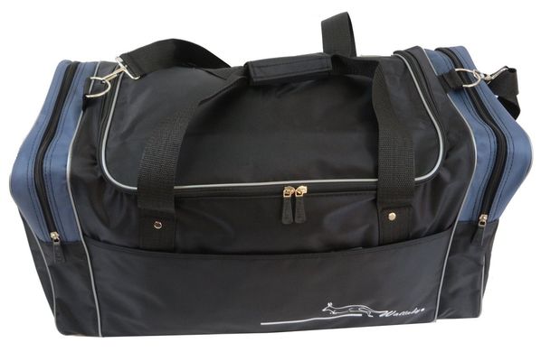 Дорожная сумка 60 л Wallaby 430-8 черная с серым